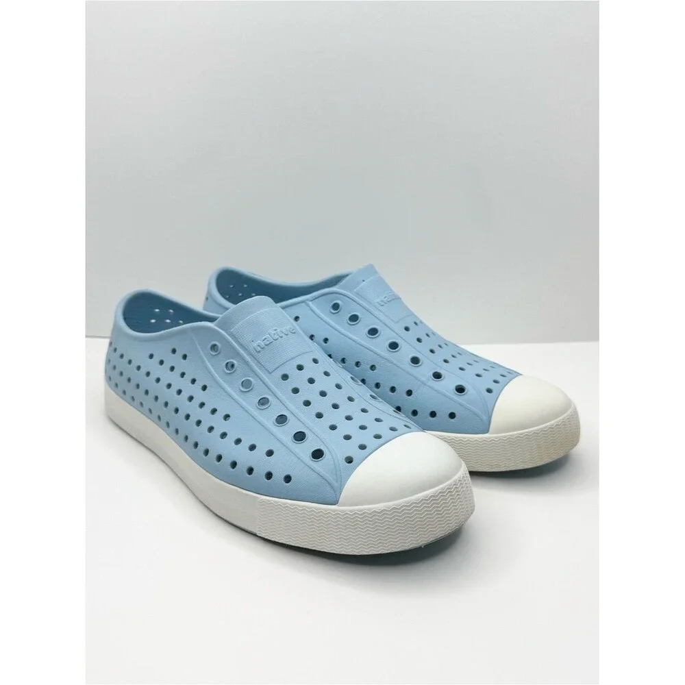 Native Jefferson Sky Blue Water Shoes Youth Juniors Girls Size 5